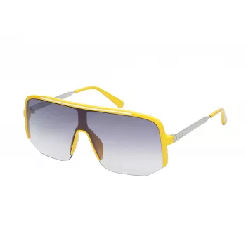 GUESS miesten suorakaiteen muotoiset aurinkolasit GO00054-0039B musta/harmaa 56 mm