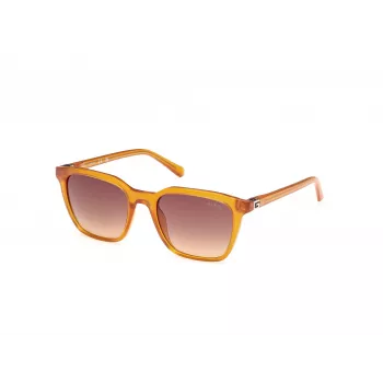 GUESS miesten suorakaiteen muotoiset aurinkolasit GU00170-5344F Havana ruskea 53mm