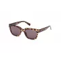 Guess miesten suorakaiteen muotoiset aurinkolasit GU8265-5352A havanna ruskea liukuväri 53 mm