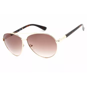 Guess miesten aurinkolasit GF0221-32F tumma Havana asetaattikehys ruskeat liukuvärilasit 59 mm