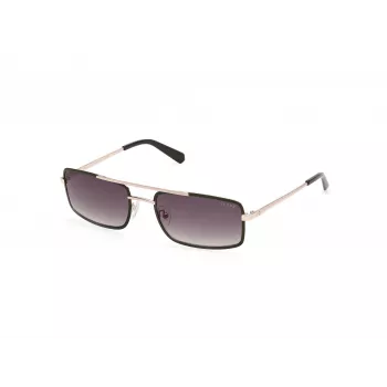 GUESS miesten aurinkolasit GU00168-5897P musta suorakaiteen muotoinen polarisoitu 58mm