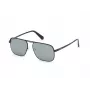 GUESS miesten aurinkolasit GU6939-5802Q musta kulmikas kehys Smoke-lasi 58 mm
