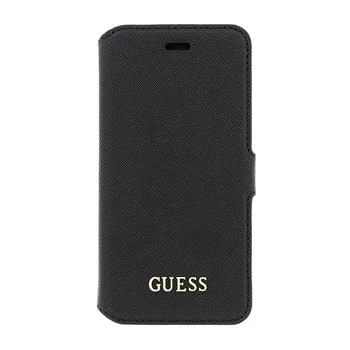 GUESS Saffiano kirjakotelo iPhone 6/6S - musta