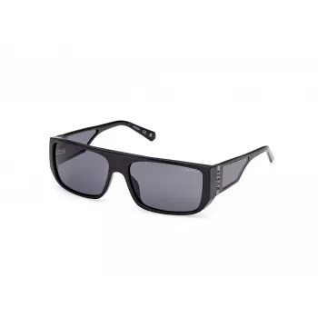 GUESS AURINKOLASIT GU00136-6001A unisex-neliökehys 60/16/140 mm musta/harmaa
