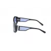 GUESS unisex-aurinkolasit GU00135-6101V mustat kehykset harmaat liukuvärilinssit 61 mm