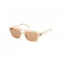GUESS unisex-aurinkolasit GU82595357E Havana/kilpikonnanväri kehys ruskeat liukuvärjätyt linssit 53/19/145 mm