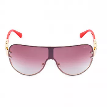 GUESS naisten aviator-aurinkolasit GO00037-0032G kultainen kehys ruskeat liukuvalinssit 56 mm