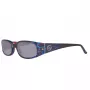 GUESS naisten cat-eye-aurinkolasit GU7435-5192A kiiltävä musta liukuväri savu 51 mm