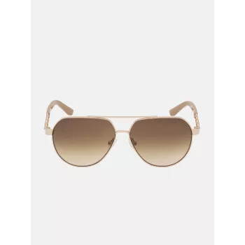 GUESS naisten aurinkolasit GF00033-5932E havanna ruskea liukuva neliömäinen 59 mm
