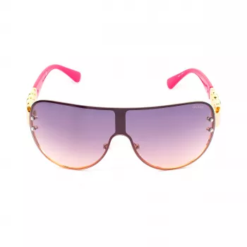 GUESS naisten aurinkolasit GO00037-0032U Cat Eye - musta kehys, harmaat liukuvärjätyt linssit, UV400