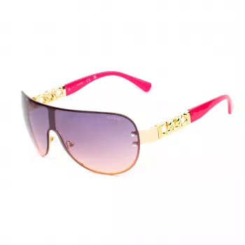 GUESS naisten aurinkolasit GO00037-0032U Cat Eye - musta kehys, harmaat liukuvärjätyt linssit, UV400