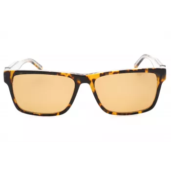 GUESS naisten suorakaiteen muotoiset asetaatti-aurinkolasit GU00074-53E Havana Brown Gradient 55 mm
