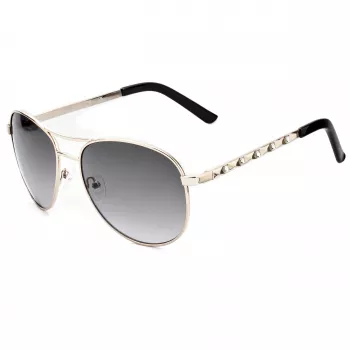 Guess naisten aurinkolasit GF0408-6132B havanna kulmikas kehys ruskeat sävytetyt linssit 61 mm
