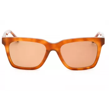 GUESS naisten aurinkolasit GU00064-56E havanna/ruskea kulmikas kehys 53 mm