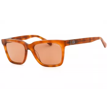 GUESS naisten aurinkolasit GU00064-56E havanna/ruskea kulmikas kehys 53 mm
