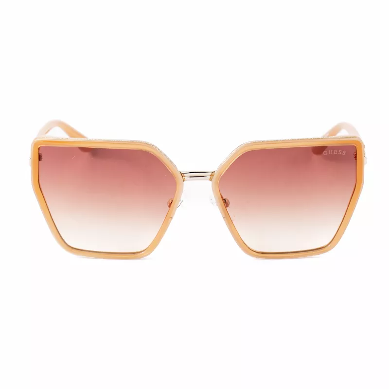 GUESS naisten aurinkolasit GU00146-5957F Oversized Square havanna ruskea gradient-lasi 59 mm