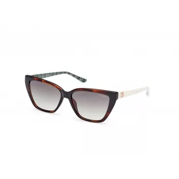 GUESS naisten aurinkolasit GU7919-5852P - kulmikas kehys, polarisoidut smoke-linssit, 58 mm