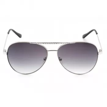 GUESS naisten aurinkolasit GF0399-01B musta muovikehys harmaat polykarbonaattilinssit 62 mm
