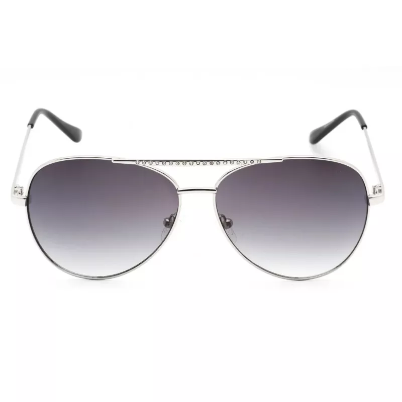 GUESS naisten aurinkolasit GF0399-01B musta muovikehys harmaat polykarbonaattilinssit 62 mm