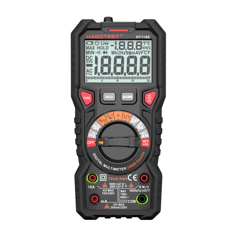 Habotest HT118E yleismittari True RMS NCV
