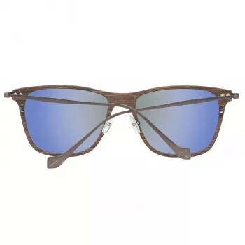 Hackett London HSB86311255 miesten aurinkolasit - kiiltävän mustat kehykset, harmaat linssit, 55 mm