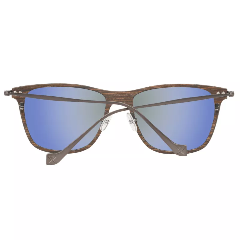Hackett London HSB86311255 miesten aurinkolasit - kiiltävän mustat kehykset, harmaat linssit, 55 mm