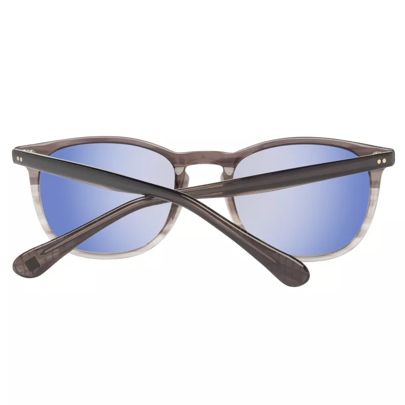 Hackett Man HSB83800152 suorakaiteen muotoiset asetaatti-aurinkolasit musta/harmaa 52/20/145 mm