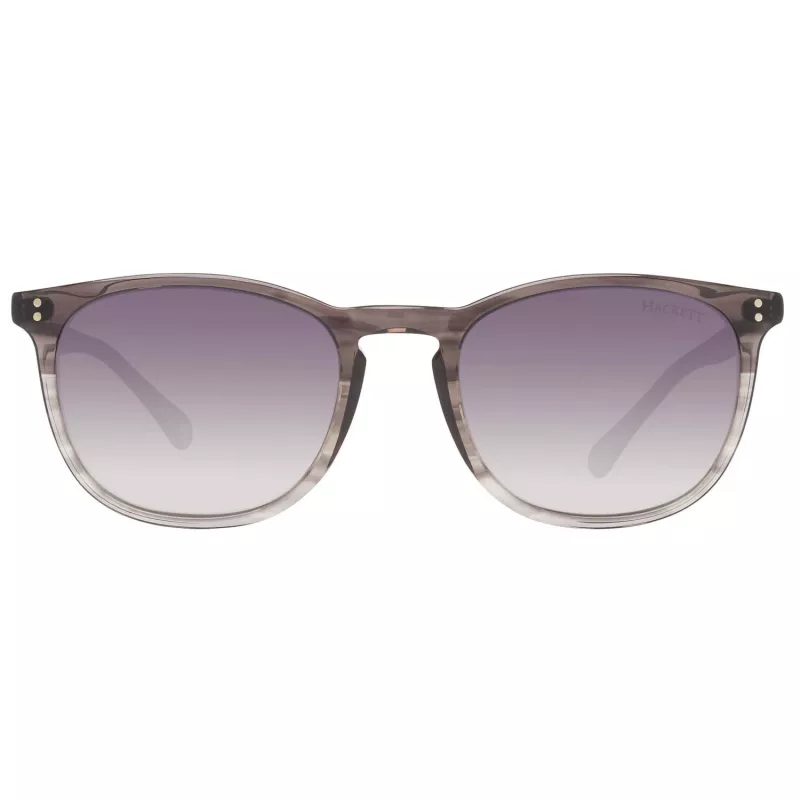 Hackett Man HSB83800152 suorakaiteen muotoiset asetaatti-aurinkolasit musta/harmaa 52/20/145 mm