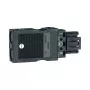 Hager G4713 3-napainen lähtöliitin Wago-pikaliittimillä, 1,5-2,5 mm², 400V, musta