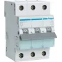 Hager MBN313 13A 3-napainen B-käyrän johdonsuojakatkaisija, 6kA, 3 moduulia