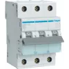 Hager MBN325 3-napainen 25 A B-käyrä johdonsuojakatkaisija, 6 kA, 3 moduulia