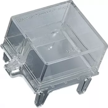 Hager universZ U841 tiivistelevy, 2.5 moduulia, 53x53x33 mm, läpinäkyvä