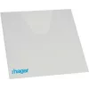 Hager Volta asiakirjatasku VZ407, läpinäkyvä PVC, 220 x 240 mm, itseliimautuva