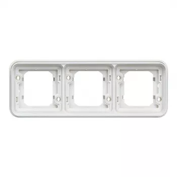Hager WNA401B Berker W.1 1-osainen uppokehys, IP55, polarvalkoinen