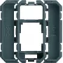 Hager WXF202 Keystone-adapterikehys 1xRJ45-moduulille, polarvalkoinen