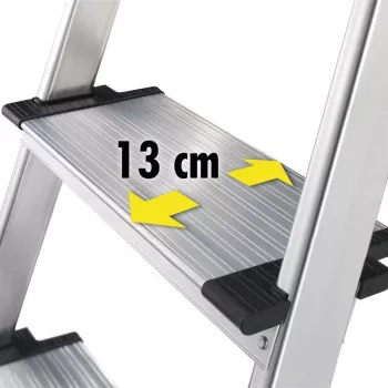 HAILO L80 ComfortLine -alumiinitikkaat, 6 askelmaa