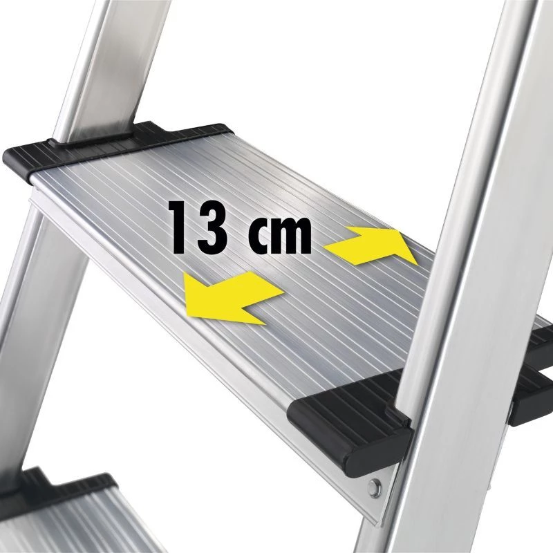 HAILO L80 ComfortLine -alumiinitikkaat, 7 askelmaa