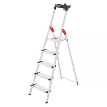 HAILO L80 ComfortLine -alumiinitikkaat, 5 askelmaa