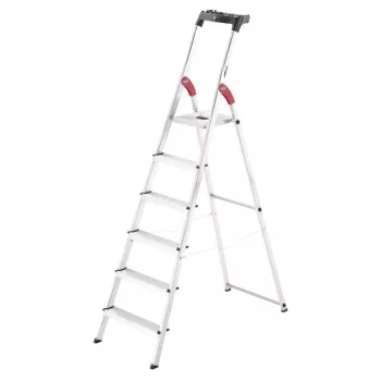 HAILO L60 StandardLine -alumiinitikkaat, 6 askelmaa, 150 kg, EN 131