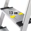 HAILO L80 ComfortLine -alumiinitikkaat, 8 askelmaa