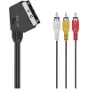 Hama Classic Line SCART 3 RCA audio-/videokaapeli, 1,5 m, musta 00305015