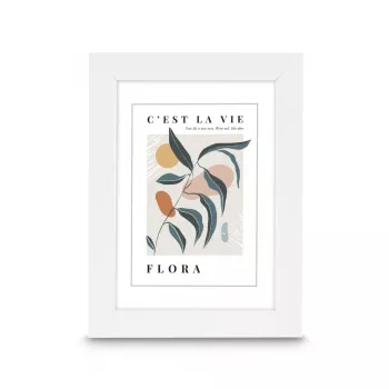 Hama Flora muovikehys, valkoinen, 30 x 40 cm (00193322)