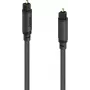 Hama optinen audiokaapeli, Toslink-pistoke Toslink-pistokkeeseen, 0,75 m, musta 00202015