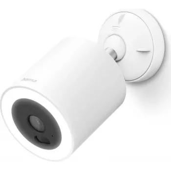 Hama älykäs ulkokamera valolla ja liiketunnistimella, Wi-Fi, Full HD 1080p, IP65, valkoinen 00176699