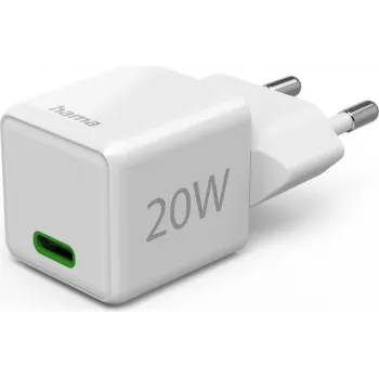 Hama Super Mini USB-C PD seinälaturi 20 W valkoinen (00139548)