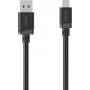Hama USB-A - Micro-USB lataus- ja datakaapeli, 1 m, musta 00201803