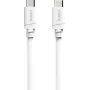 Hama USB-C - USB-C latauskaapeli, 60 W Power Delivery, 1 m, valkoinen (00201807)