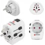Hama World Travel Pro Light USB yleismatka-adapterisarja, 3-napainen, 2x USB, musta 00223464