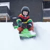 Hamax Sno Zebra Snow Racer vihreä polyeteeni