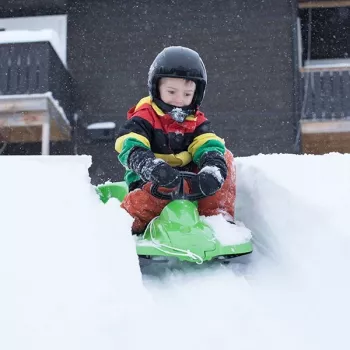 Hamax Sno Zebra Snow Racer vihreä polyeteeni